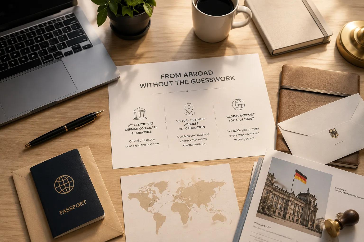 Passport and residence permit documents