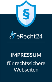 eRecht24 Siegel — Impressum für rechtssichere Webseiten